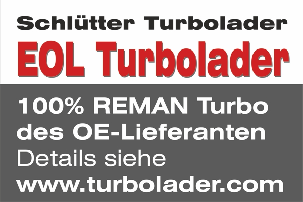SCHLÜTTER TURBOLADER Lader, Aufladung 172-02817EOL